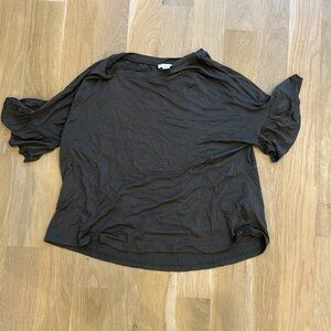 BP Green short Sleeve Tee with Ruffle sleeves